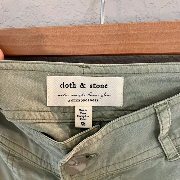 Anthropologie cloth & stone high-rise cargo shorts - Picture 6 of 6